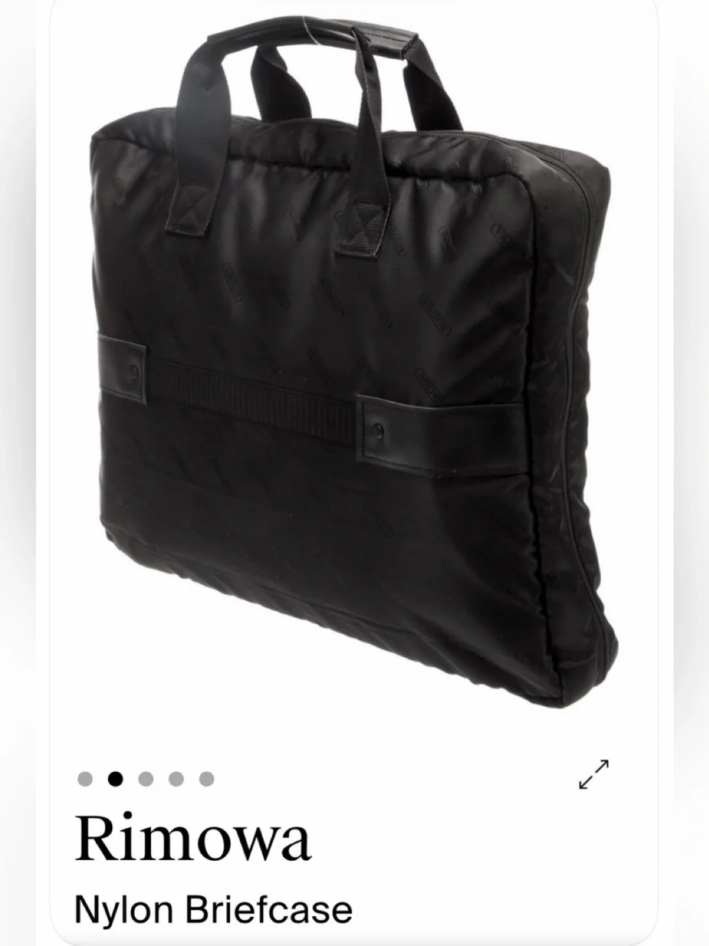 Vintage Rimowa Nylon briefcase laptop bag EUC $650 logo authentic $475 off!!!
